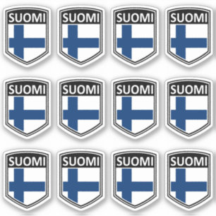National - Suomi Aufkleber