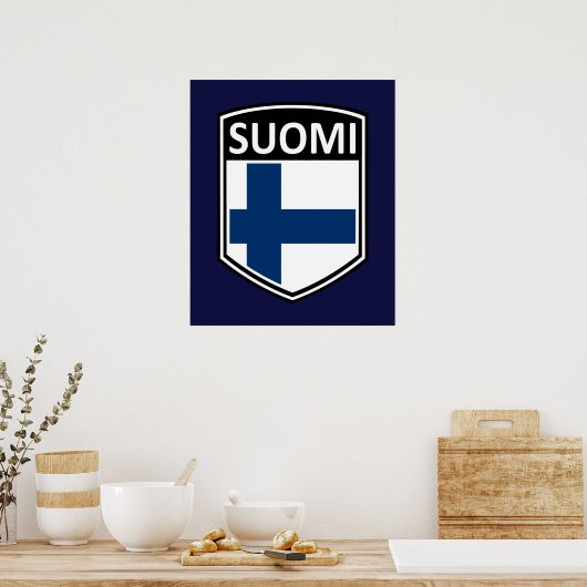 National - Suomi Poster (Küche)