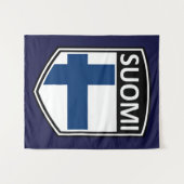 National - Suomi Wandteppich (Vorderseite (Horizontal))