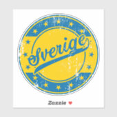 national - Sverige | Schweden Aufkleber (Blatt)