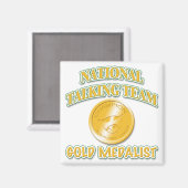 National Talking Team Gold Medalist Magnet (Vorderseite/Rückseite)