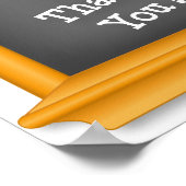 National Teacher Day Poster, vielen Dank! Poster (Ecke)