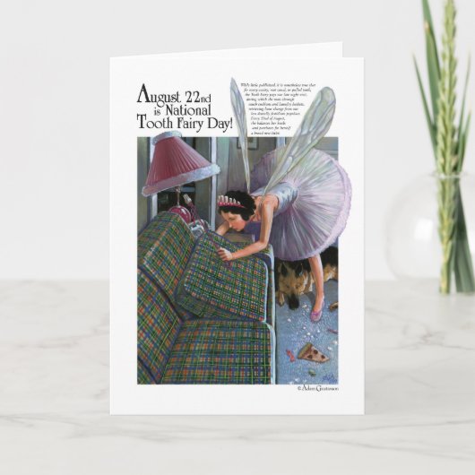 National Tooth Fairy Day Card Feiertagskarte (Vorderseite)