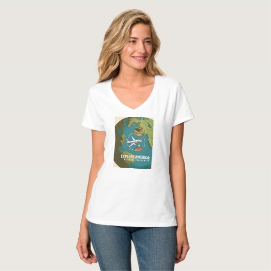 National Travel and Tourism Week, National Travel T-Shirt (Vorderseite Vollansicht)