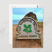National Trust - Lizard Point (Cornwall) Postkarte (Vorne/Hinten)