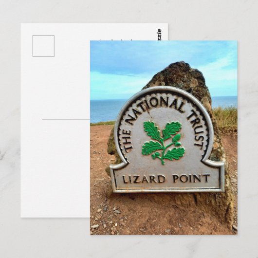 National Trust - Lizard Point (Cornwall) Postkarte (Vorne/Hinten)