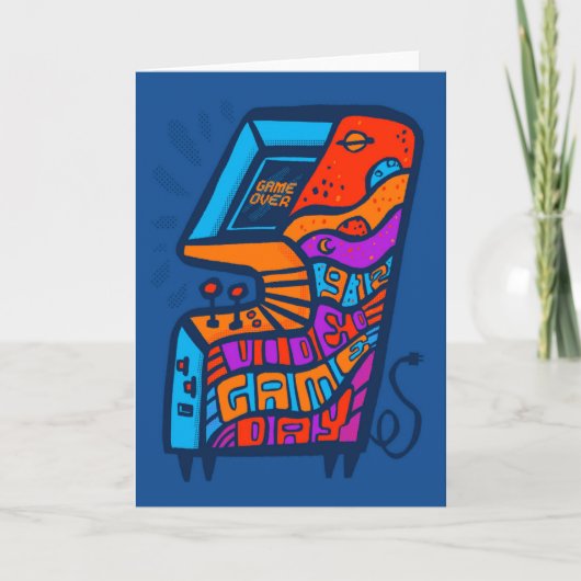 National Video Game Day 9. September Karte (Vorderseite)