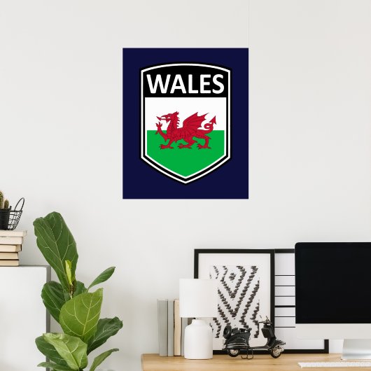 National - Wales Poster (Heimbüro)