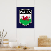 National - Wales Poster (Küche)