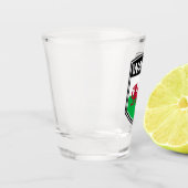 National - Wales Schnapsglas (Links)