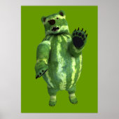 National Watermelon Day Bären Poster (Vorne)