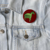National Watermelon Day Horse Button (Beispiel)
