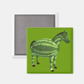 National Watermelon Day Horse Magnet (Vorderseite/Rückseite)