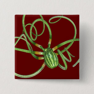 National Watermelon Day Octopus Button