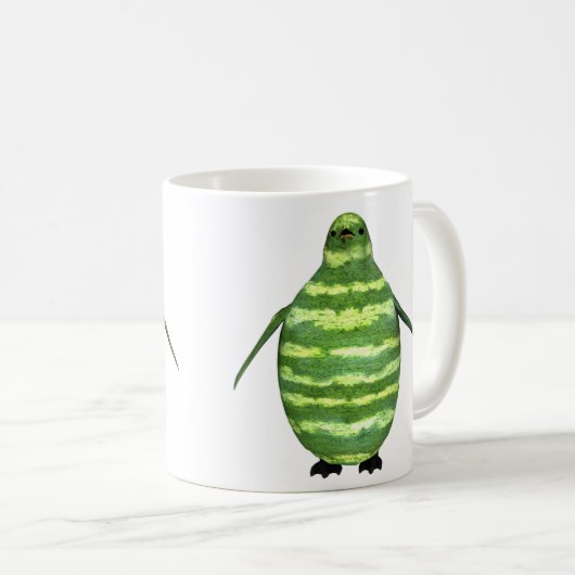 National Watermelon Day Penguin Kaffeetasse (VorderseiteRechts)