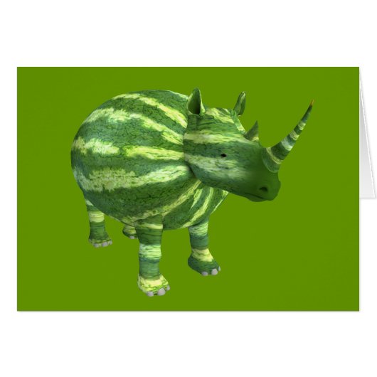 National Watermelon Day Rhinoceros (Vorderseite (Horizontal))