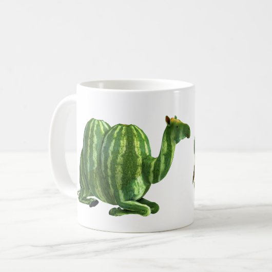 National Watermelone Day Dromedary Kaffeetasse (Vorderseite Links)