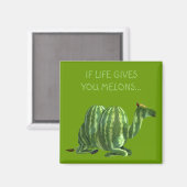 National Watermelone Day Dromedary Magnet (Vorderseite/Rückseite)