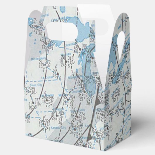 National Weather Map Geschenkschachtel (Geöffnet)