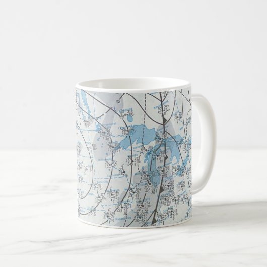 National Weather Map Kaffeetasse (VorderseiteRechts)
