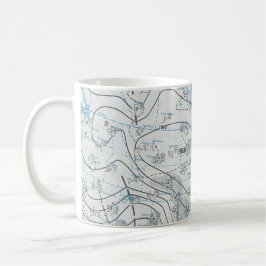 National Weather Map Kaffeetasse