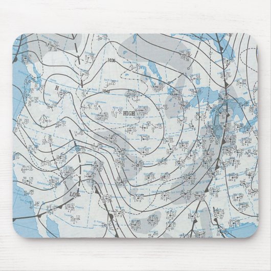 National Weather Map Mousepad (Vorne)