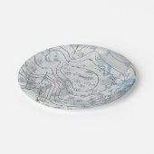 National Weather Map Pappteller (Schrägansicht)