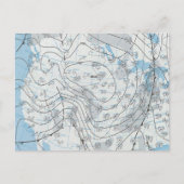 National Weather Map Postkarte (Vorderseite)