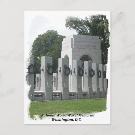 National World War II Postkarte (Vorderseite)