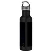 National Xmas Tree & Washington Monument at Night Edelstahlflasche (Rückseite)