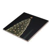 National Xmas Tree & Washington Monument at Night Fliese (Seite)