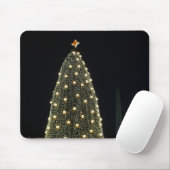 National Xmas Tree & Washington Monument at Night Mousepad (Mit Mouse)