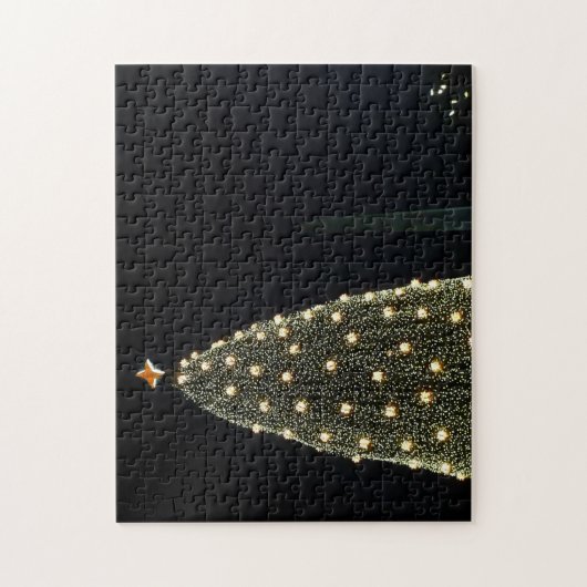 National Xmas Tree & Washington Monument at Night Puzzle (Vertikal)
