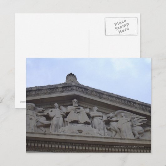 Nationalarchiv Postkarte (Vorne/Hinten)