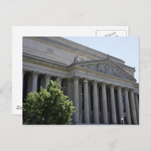 Nationalarchiv Postkarte (Vorne/Hinten)