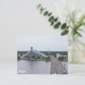 Nationalbibliothek Lettlands, Riga Postkarte (Stehend Vorderseite)