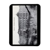 Nationalbibliothek, Madrid, Spanien Vintager Stil Magnet (Vertikal)