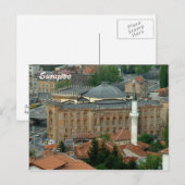 Nationalbibliothek Postkarte (Vorne/Hinten)