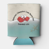 Nationalchampion Crab Races Day Soda Cooler Dosenkühler (Vorderseite)