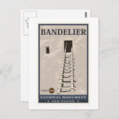 Nationaldenkmal Bandelier 1 Postkarte (Vorne/Hinten)