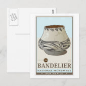 Nationaldenkmal Bandelier 3 Postkarte (Vorne/Hinten)