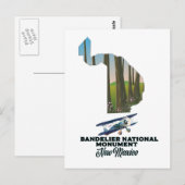 Nationaldenkmal bandelier postkarte (Vorne/Hinten)
