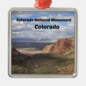 Nationaldenkmal Colorado, CO Silbernes Ornament (Vorne)