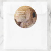 Nationaldenkmal der Bären Runder Aufkleber (Tasche)