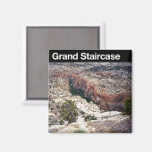 Nationaldenkmal der Großen Treppe Escalante Magnet (Vorderseite/Rückseite)