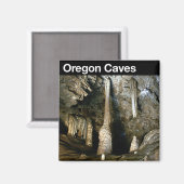 Nationaldenkmal der Oregon Höhlen Magnet (Vorderseite/Rückseite)