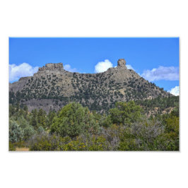 Nationaldenkmal des Chimney Rock, Colorado Fotodruck