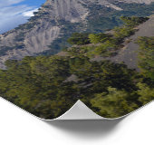 Nationaldenkmal des Chimney Rock, Colorado Poster (Ecke)