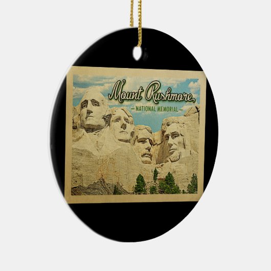 Nationaldenkmal des Moschee Rushmore Keramik Ornament (Rechts)