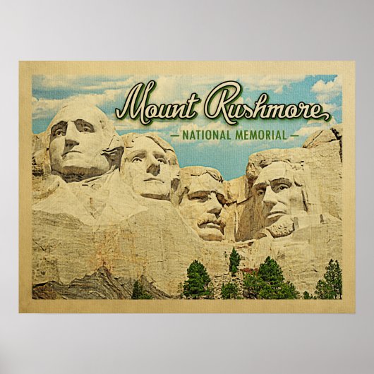 Nationaldenkmal des Moschee Rushmore Poster (Vorne)
